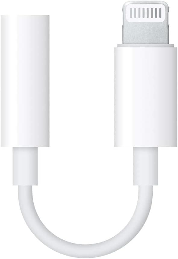 Apple Adaptador, Lightning a Jack, Blanco