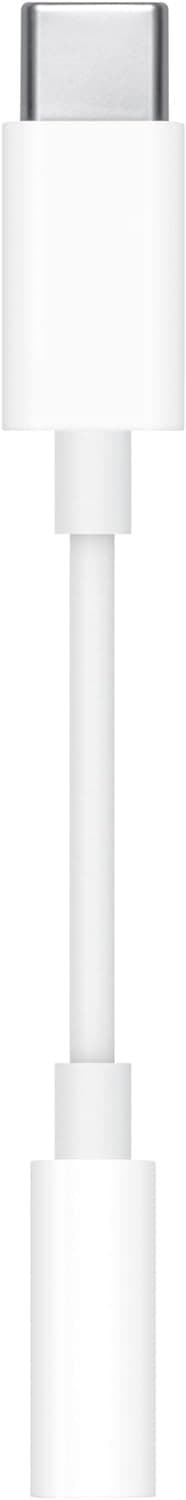 Apple Cable adaptador USB-C a 3.5 mm Jack Adapter, Blanco