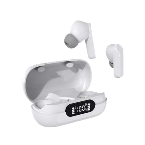 Denver TWE-40: Auriculares Bluetooth Inalámbricos, Blancos
