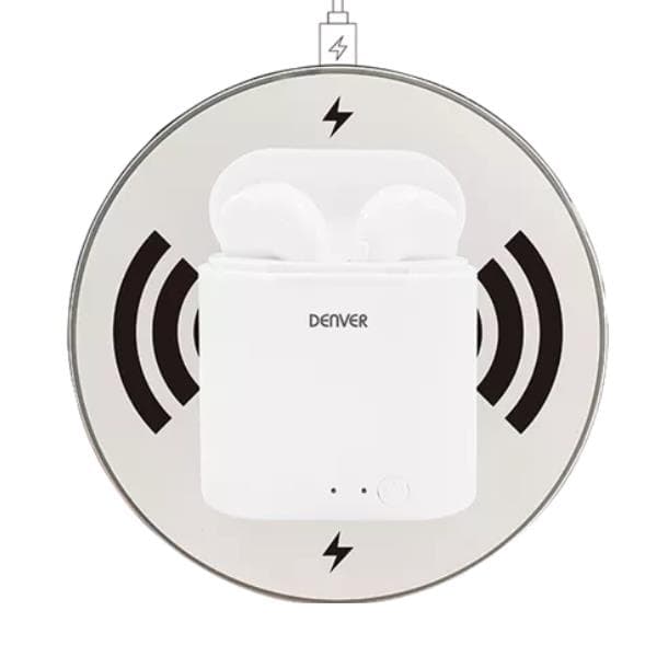 Denver TWQ-40P: Auriculares inalámbricos, Blancos