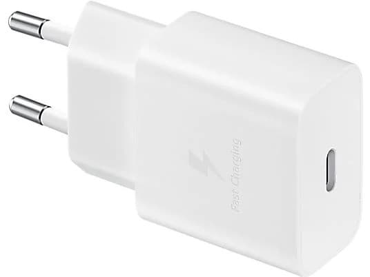 Samsung, 15W, De pared, Sin Cable, USB-C, Blanco