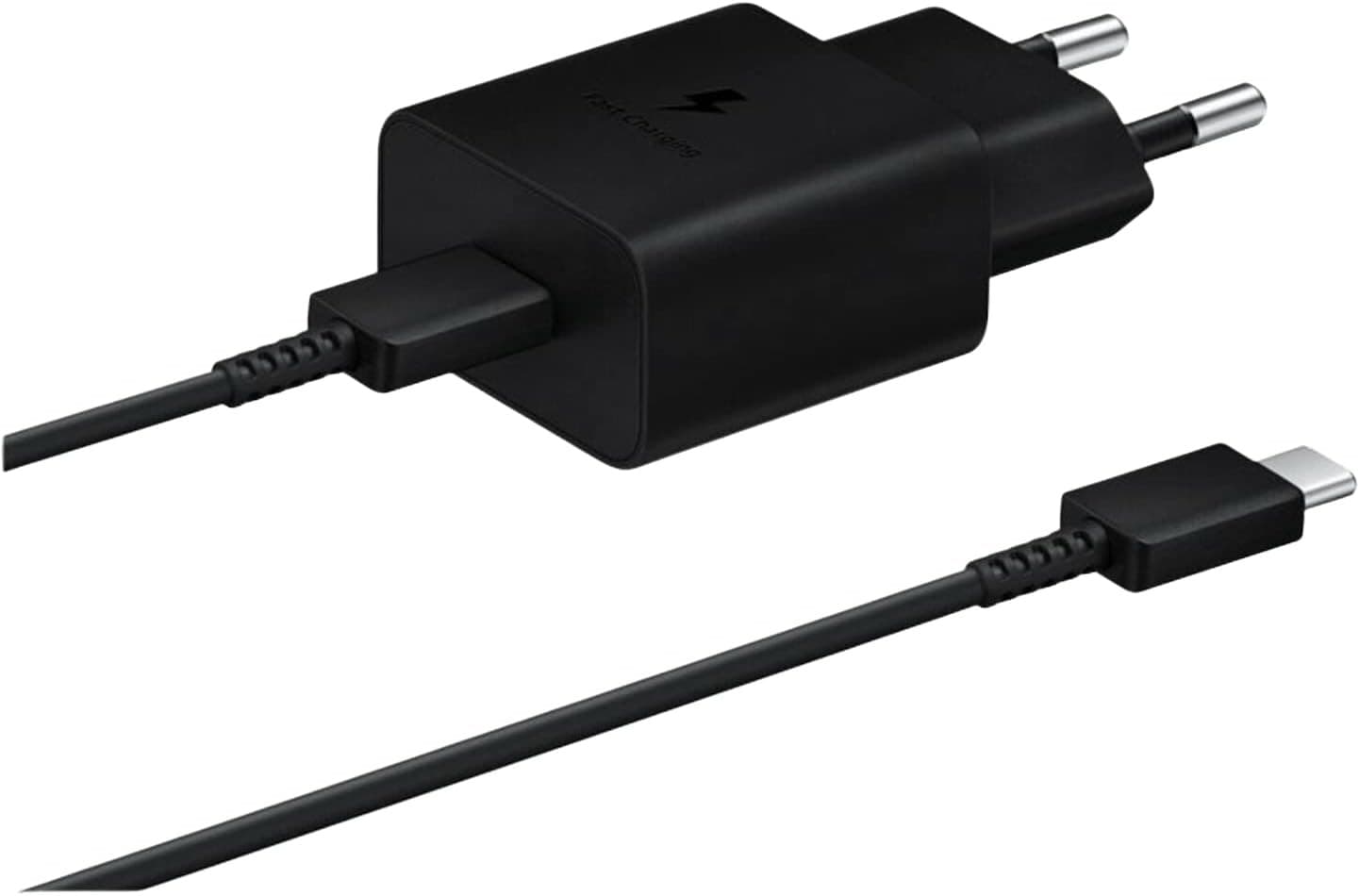 Samsung, Cable USB-C, 1 m, 15W, Carga rápida, Negro