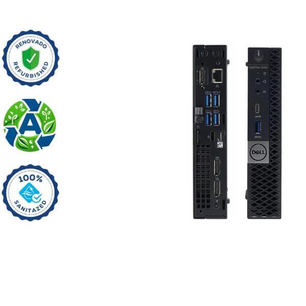 DELL OPTIPLEX 5060 MFF I5-8500T 16GB 256GB SSD W11P GRADO A Reacondicionado/Renovado/Refurbish