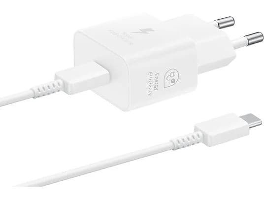 Samsung Super Fast Charging, 25W, Con Cable, 1 m, Blanco