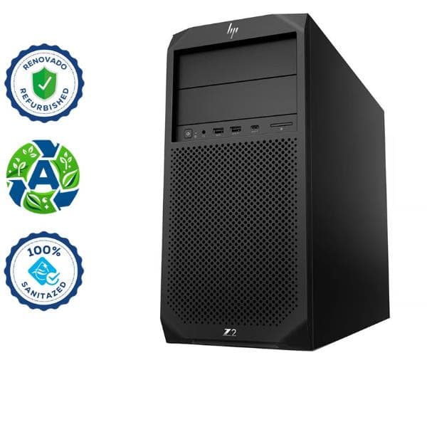 Workstation HP Z2 G4 TOWER I7-8700 32GB 512 SSD QUADRO P2000 5GB W11P GRADO A /Reacondicionado/Renovado/Refurbish