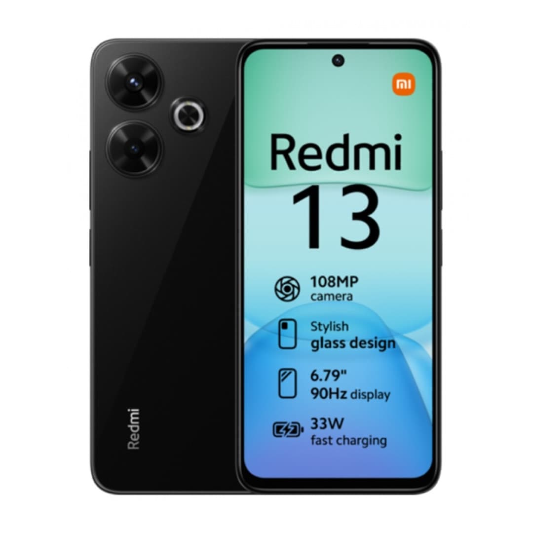 Xiaomi REDMI 13 6+128GB NFC MIDNIGHT BLACK OEM